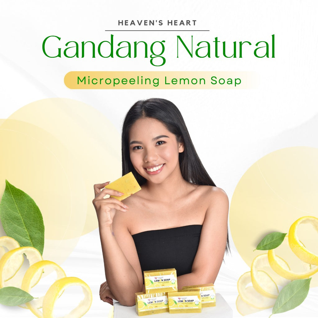 Heaven's Heart Natural Micropeeling Lemon Soap! Gandang Natural!