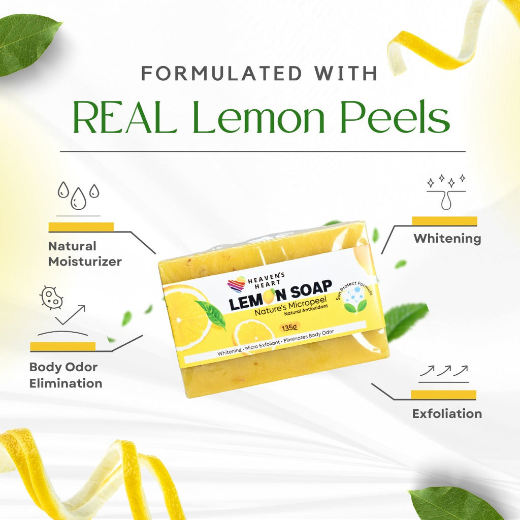3 reasons Why Heaven's Heart Natural Micropeeling Lemon Soap is Important in your Daily Use