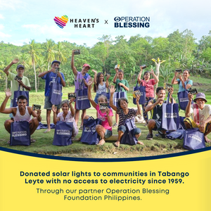 Bringing Light to the Darkness: Heaven's Heart Donates Solar Lights to Tabango Leyte Communities Without Electricity Since 1959
