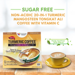 Sugar Free Non-Acidic 20in1 Turmeric Mangosteen Coffee Heaven's Heart