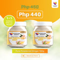 Natural Healing Pure Powdered Ginger 100g (No Sugar Added)